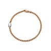 Gioielli Fope Gioielli Fope Uomo | Bracciale Fope Collezione Eka In Oro Rosa