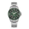 Orologi Hamilton Orologi Hamilton Uomo | Orologio Hamilton Khaki Navy Scuba Auto Verde 43 Mm