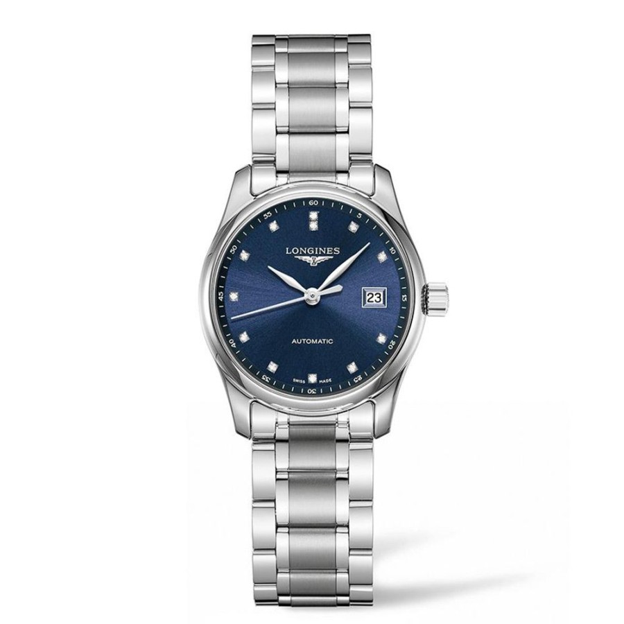 Orologi Longines Orologi Longines Donna | Orologio Longines Master Collection Automatico Acciaio Blu 29 Mm