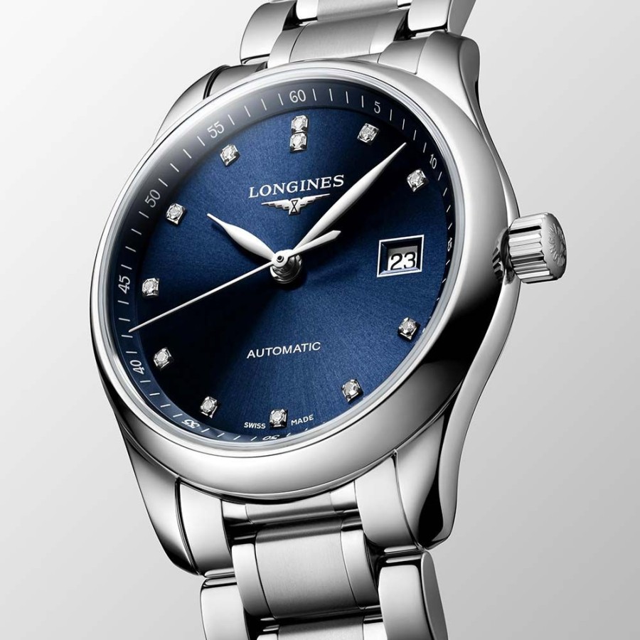 Orologi Longines Orologi Longines Donna | Orologio Longines Master Collection Automatico Acciaio Blu 29 Mm