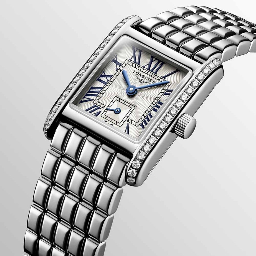 Orologi Longines Orologi Longines Donna | Orologio Longines Mini Dolcevita Quartz Con Diamanti 21,5 X 29 Mm