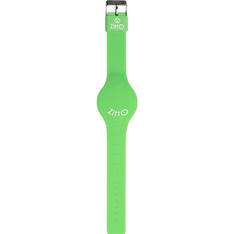 Orologi Zitto Outlet Orologi | Orologio Zitto Basic Mini Diametro Mm. 36 In Silicone Verde Fluo