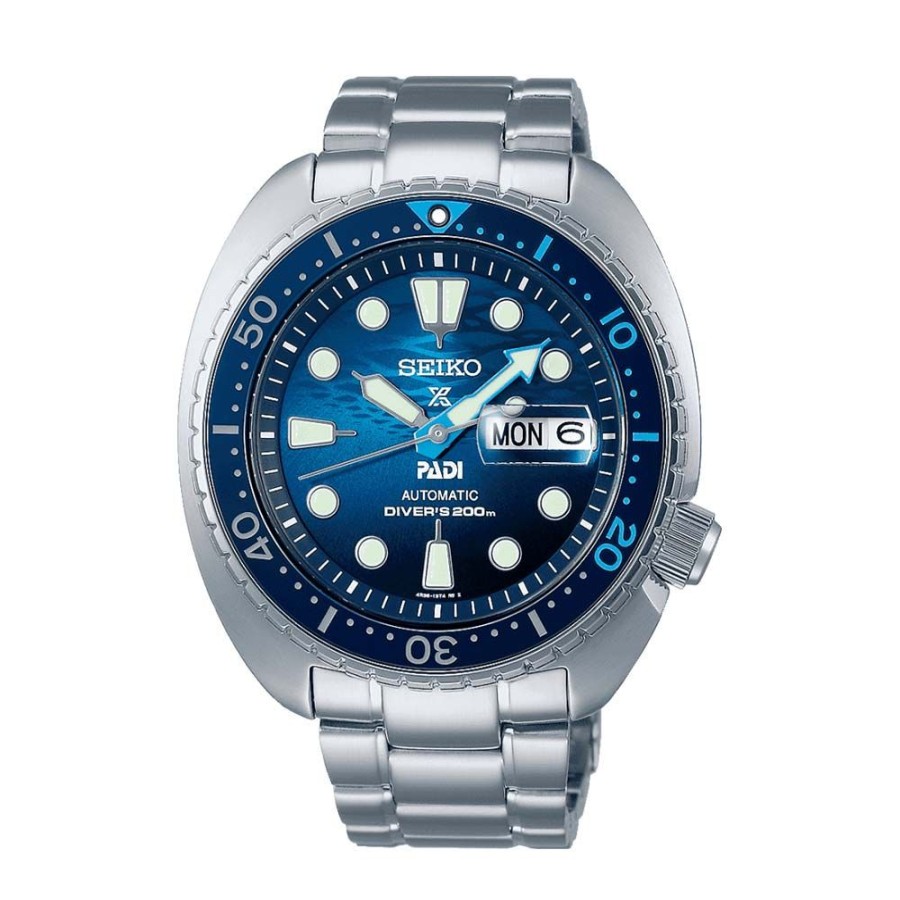 Orologi Seiko Orologi Seiko Uomo | Orologio Seiko Prospex Turtle Padi Diver 200 45 Mm Srpk01K1