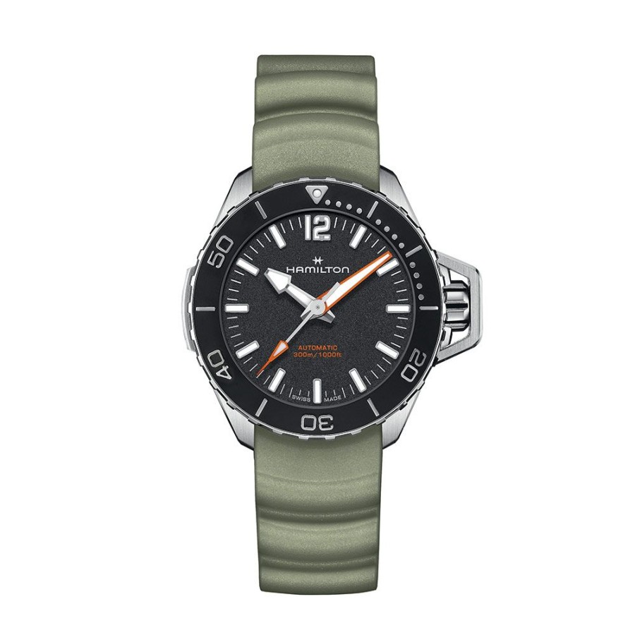 Orologi Hamilton Orologi Hamilton Uomo | Orologio Hamilton Khaki Navy Frogman Automatico 41 Mm