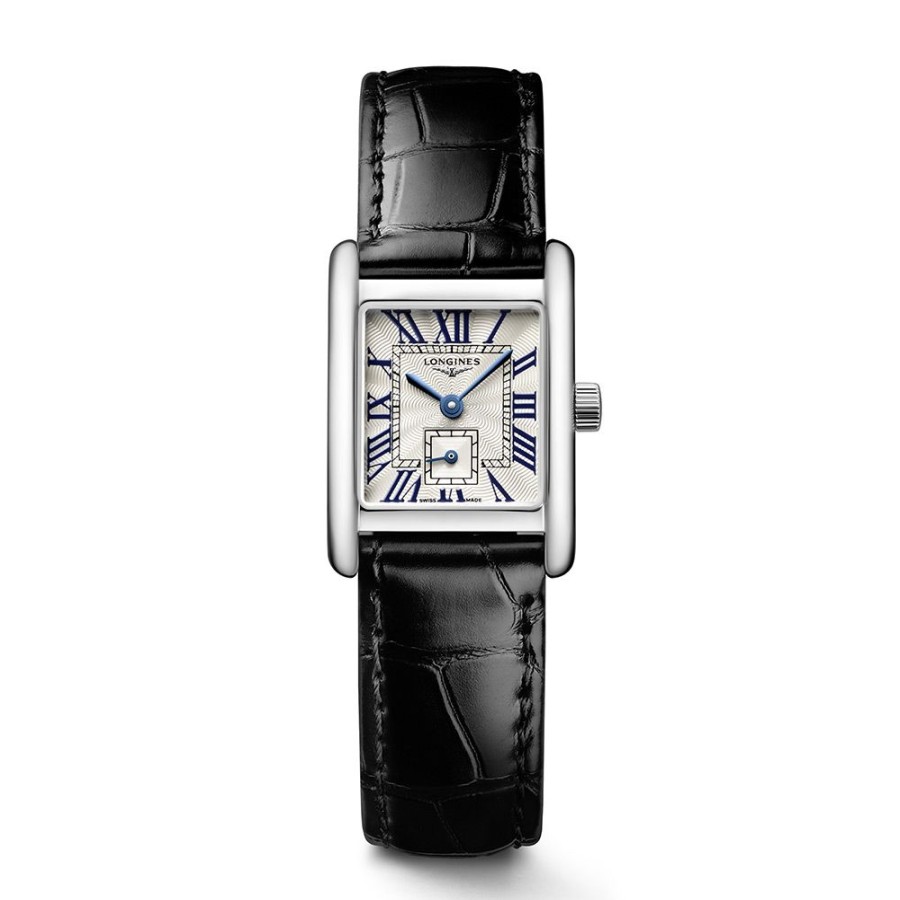 Orologi Longines Orologi Longines Donna | Orologio Longines Dolcevita Mini Quartz Pelle 21,5 X 29 Mm