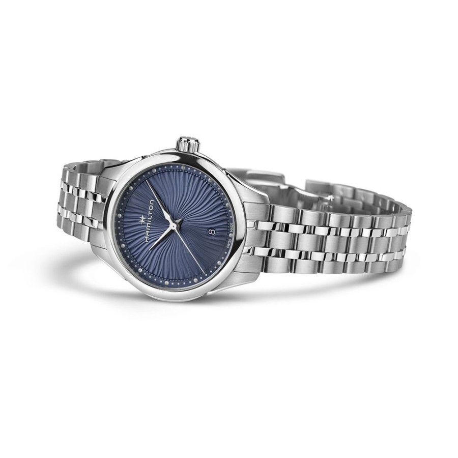 Orologi Hamilton Orologi Hamilton Donna | Orologio Hamilton Jazzmaster Lady Quartz Blu 30 Mm