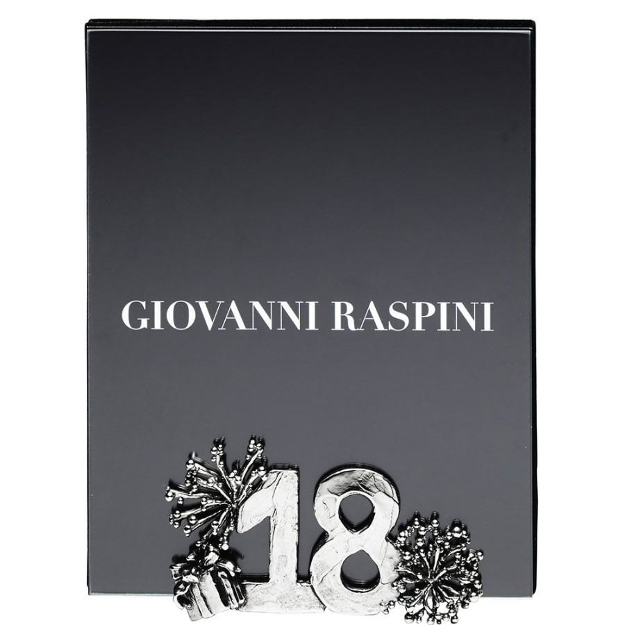 Articoli Da Regalo Giovanni Raspini Cornici Bronzo Bianco E Ottone | Cornice Giovanni Raspini In Bronzo Bianco 18 Anni 12 X 15 Cm