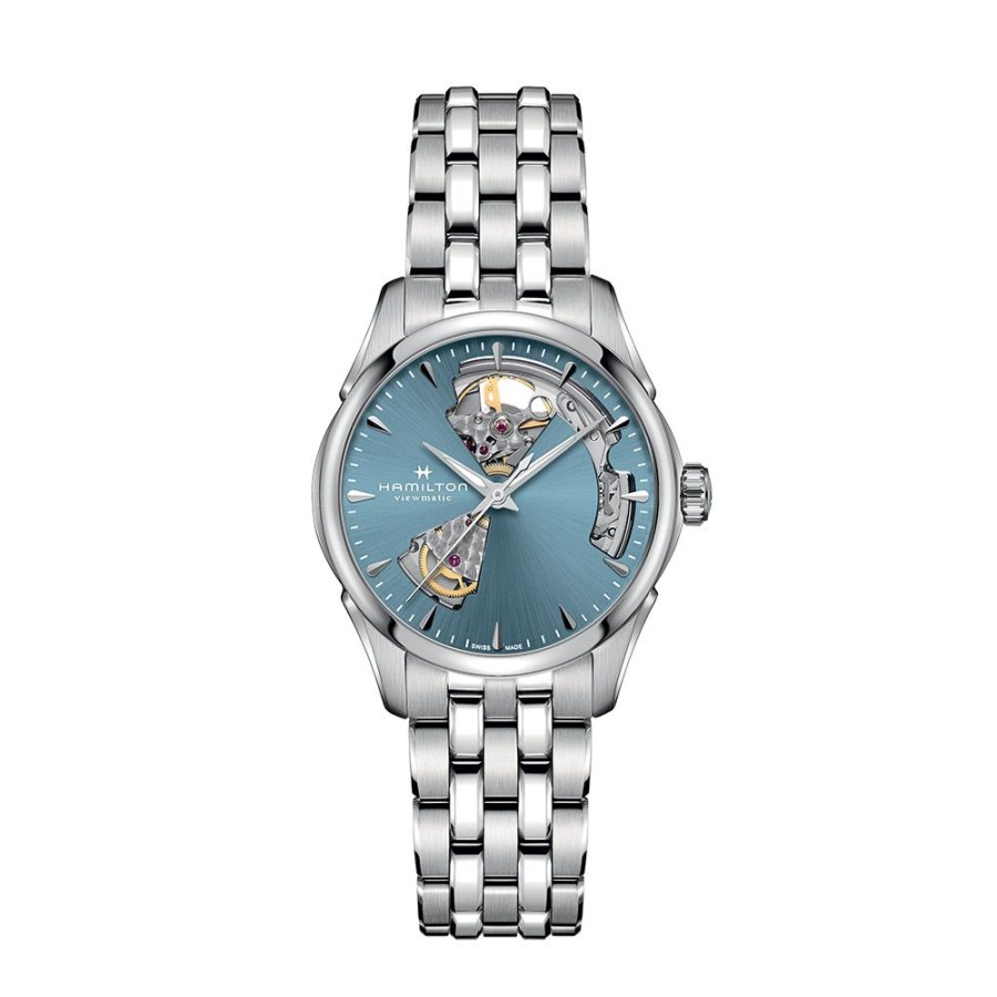 Orologi Hamilton Orologi Hamilton Donna | Orologio Hamilton Open Heart Jazzmaster Lady Automatico 36 Mm