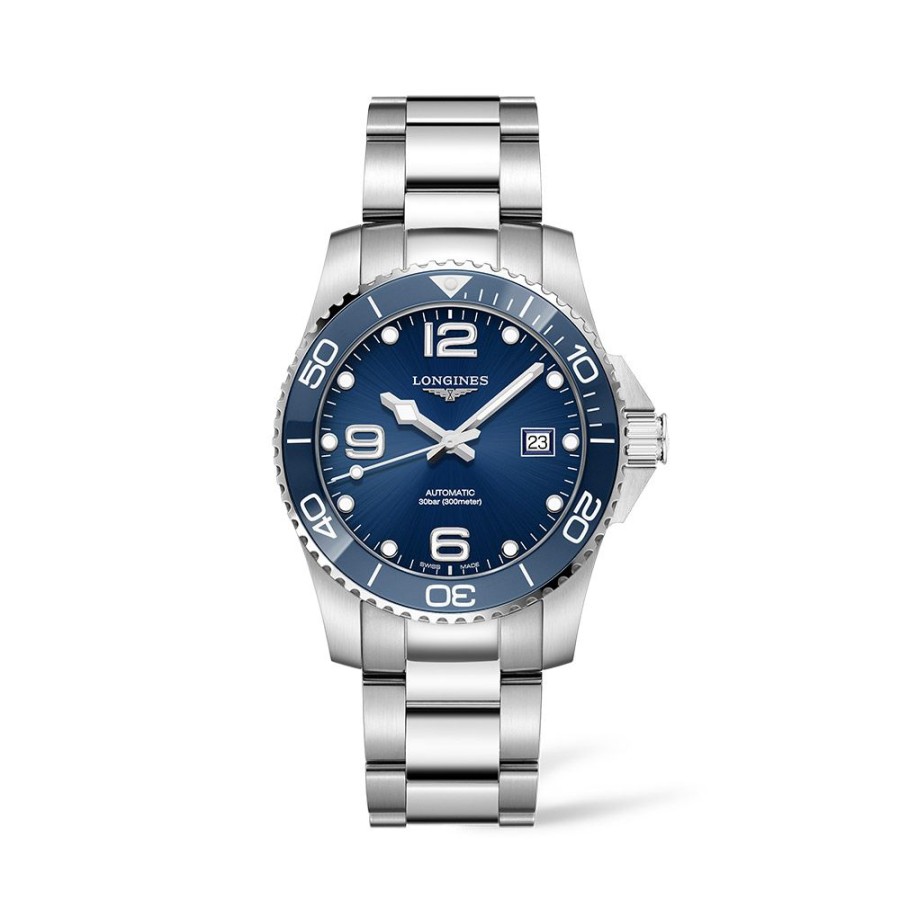 Orologi Longines Orologi Longines Uomo | Orologio Longines Hydroconquest Blu Automatico 41 Mm