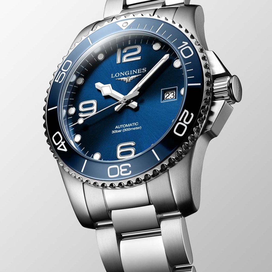 Orologi Longines Orologi Longines Uomo | Orologio Longines Hydroconquest Blu Automatico 41 Mm