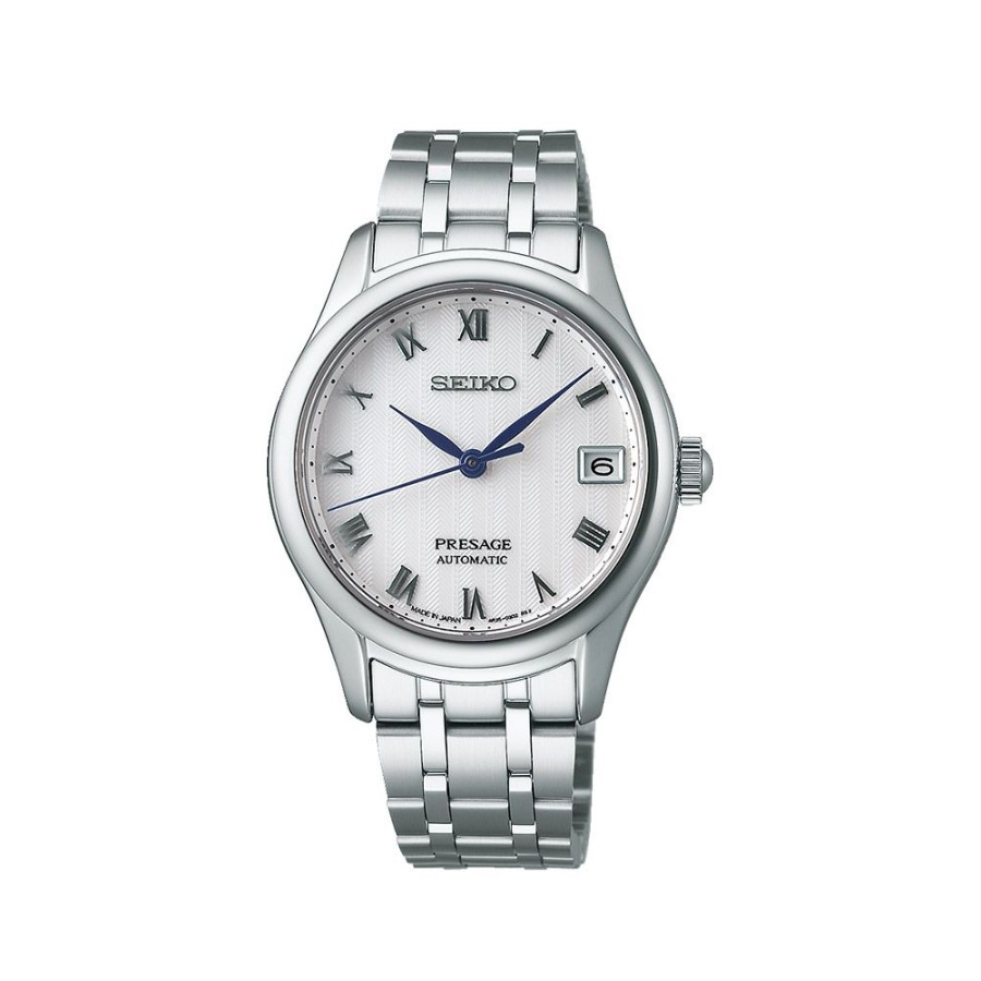 Orologi Seiko Orologi Seiko Donna | Orologio Seiko Presage Automatico Acciaio Donna 34,3 Mm Srpf49J1