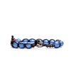 Gioielli Tamashii Gioielli Tamashii | Bracciale Tamashii Originale Tibetano Con Agata Blu Cobalto