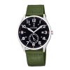 Orologi Festina Orologi Festina Uomo | Orologio Festina Uomo Collezione Retro Con Quadrante Nero E Cinturino In Canvas Verde Nato