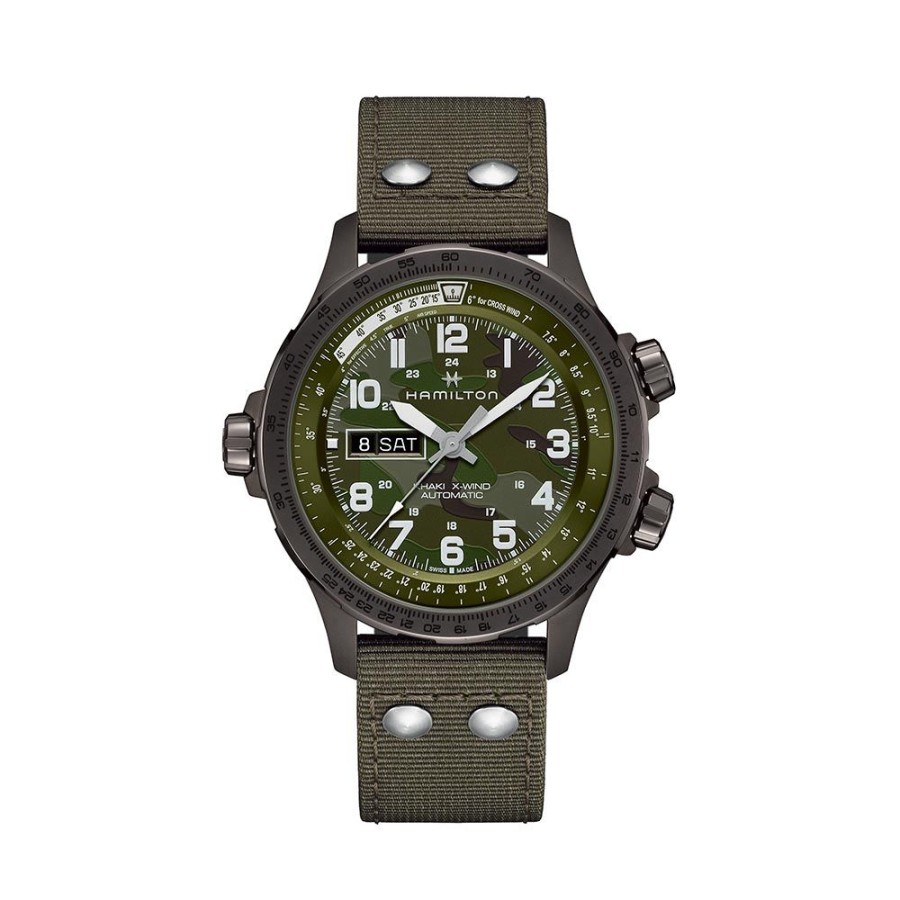 Orologi Hamilton Orologi Hamilton Uomo | Orologio Hamilton Khaki Aviation X-Wind Auto 45 Mm