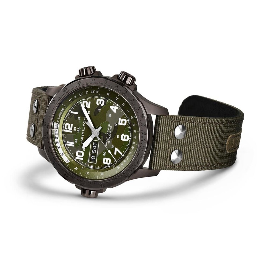 Orologi Hamilton Orologi Hamilton Uomo | Orologio Hamilton Khaki Aviation X-Wind Auto 45 Mm