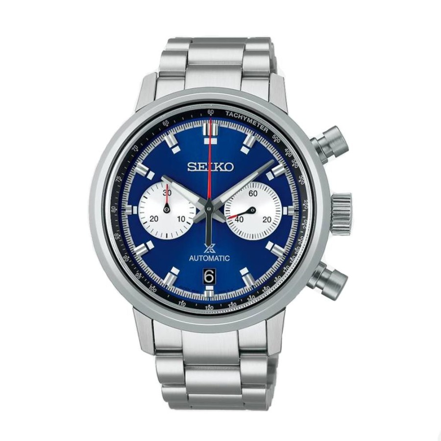 Orologi Seiko Orologi Seiko Uomo | Orologio Seiko Prospex Speedtimer Chrono Blu 42,5 Mm