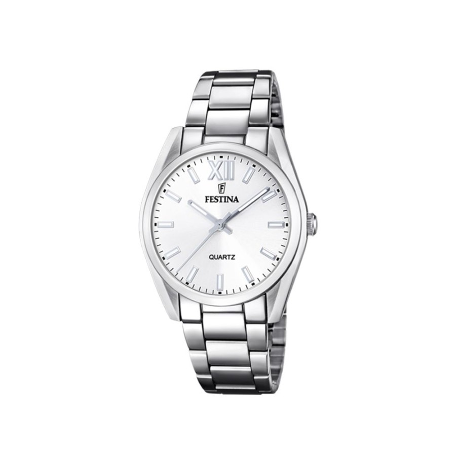 Orologi Festina Orologi Festina Donna | Orologio Festina Allegria Bianco Acciaio 36,8 Mm