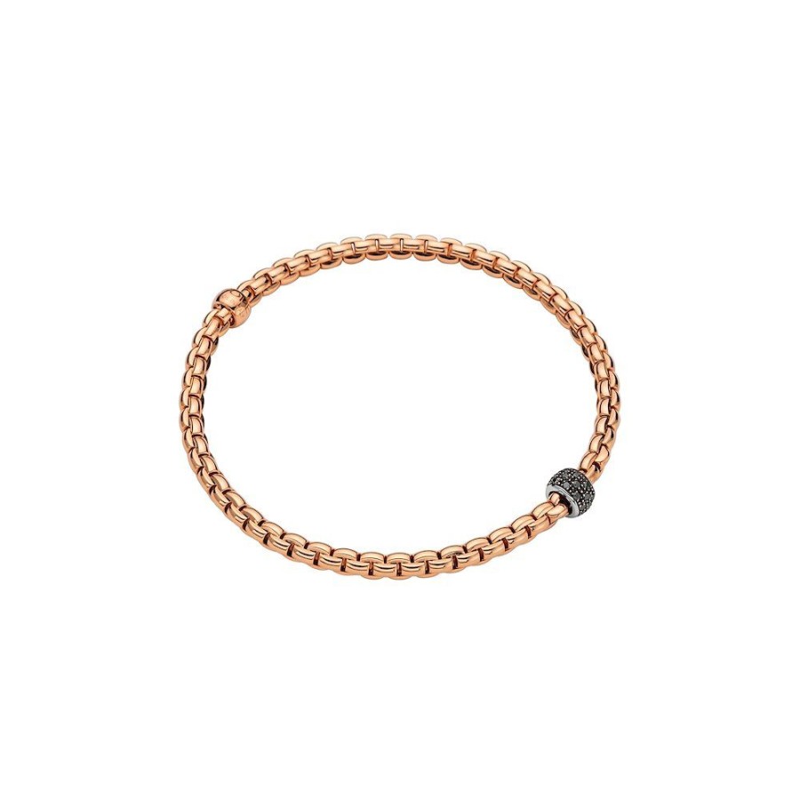 Gioielli Fope Gioielli Fope Uomo | Bracciale Fope Flex It Collezione Eka In Oro Rosa