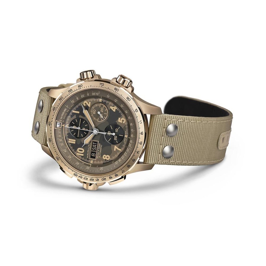 Orologi Hamilton Orologi Hamilton Uomo | Orologio Hamilton Khaki Aviation X-Wind Auto Chrono 45 Mm