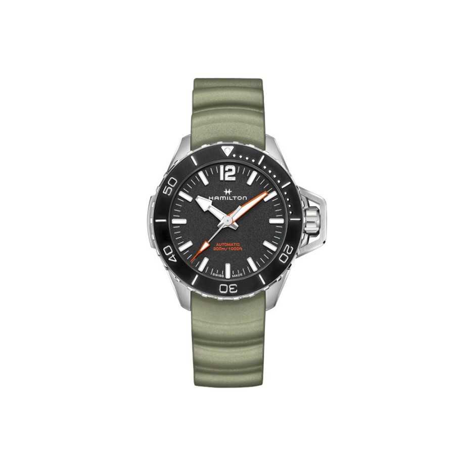 Orologi Hamilton Orologi Hamilton Uomo | Orologio Hamilton Khaki Navy Frogman Auto 46 Mm