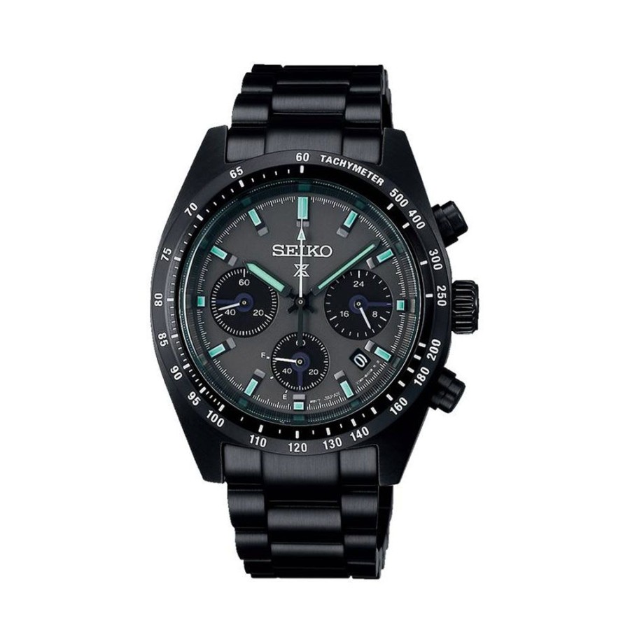 Orologi Seiko Orologi Seiko Uomo | Orologio Seiko Prospex Quarzo Solare Acciaio Pvd Nero 39 Mm Ssc917P1