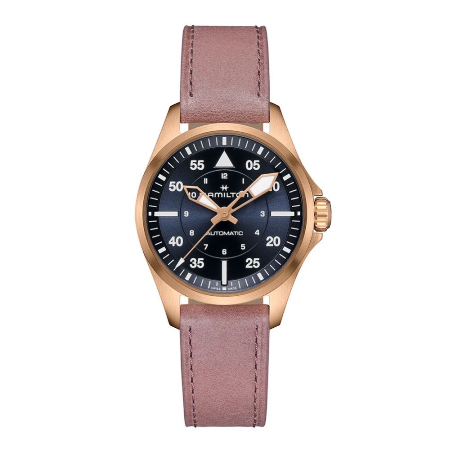 Orologi Hamilton Orologi Hamilton Donna | Orologio Hamilton Khaki Aviation Pilot Pvd Rosa Auto 36Mm