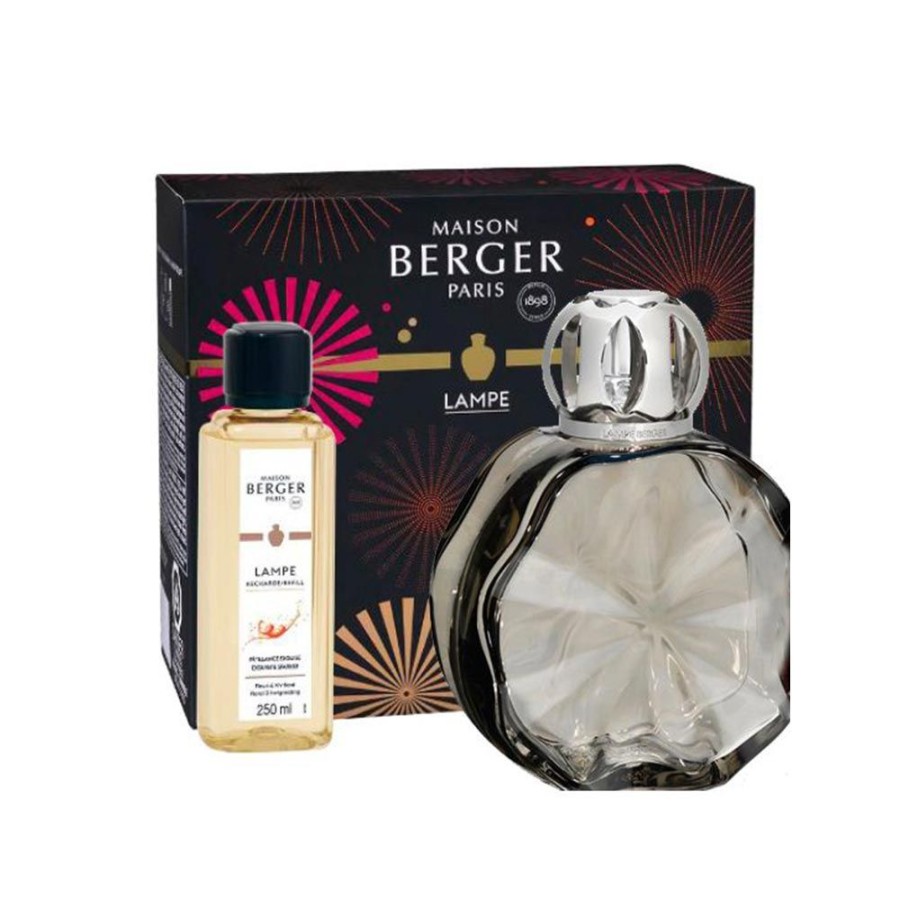 Articoli Da Regalo Lampe Berger Lampade Lampe Berger | Lampe Berger Collezione Circle Onix Con Liquido Da 250 Ml Petillant Exquise