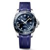 Orologi Longines Orologi Longines Uomo | Orologio Longines Hydroconquest Gmt Blu Caucciu 41 Mm