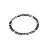 Gioielli Desmos Gioielli Desmos Uomo | Bracciale Desmos Catena In Argento Brunito Lunghezza 20 Cm