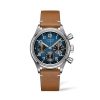 Orologi Longines Orologi Longines Donna | Orologio Longines Heritage Avigation Bigeye Titanium Cronografo Blu 41 Mm