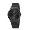 Orologi Calvin Klein Orologi Calvin Klein Uomo | Orologio Calvin Klein Uomo Minimal In Acciaio Pvd Nero Mm. 40 Con Cinturino Maglia Milano