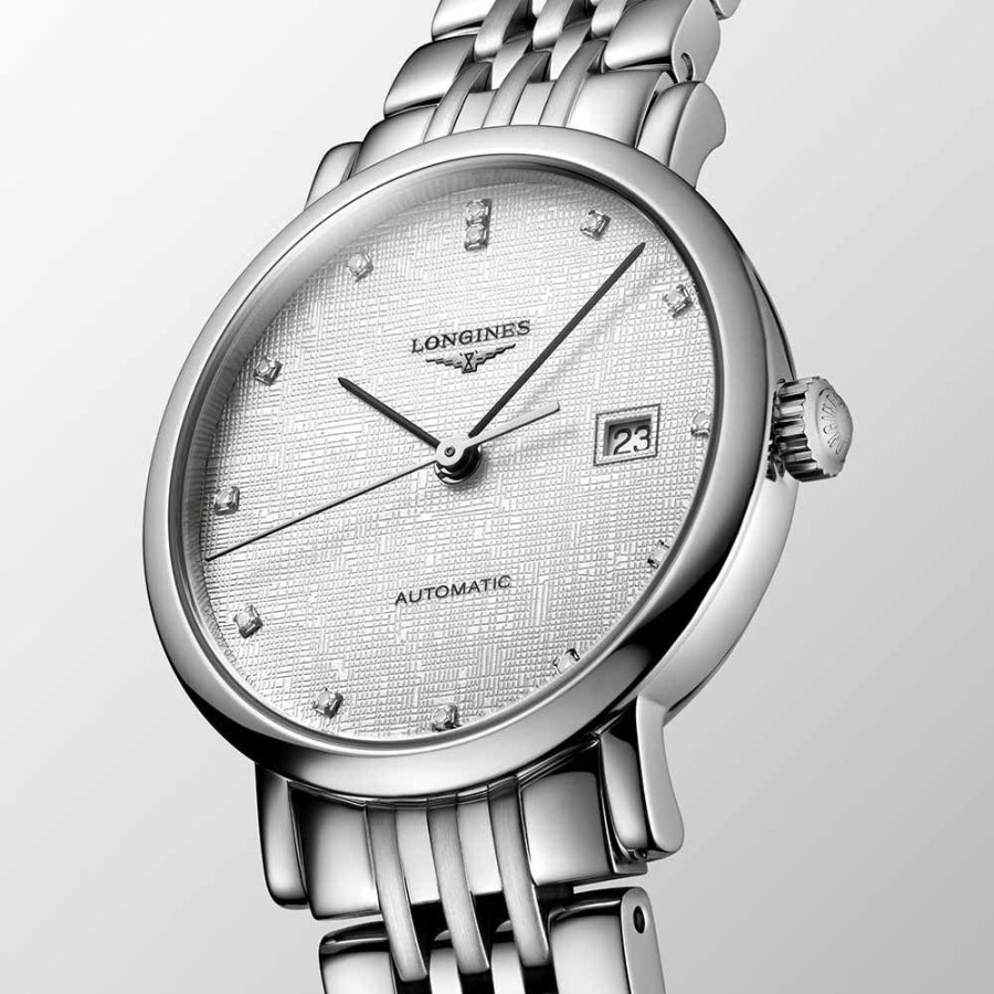 Orologi Longines Orologi Longines Donna | Orologio Longines Elegant Collection Automatico Acciaio Argento 29 Mm