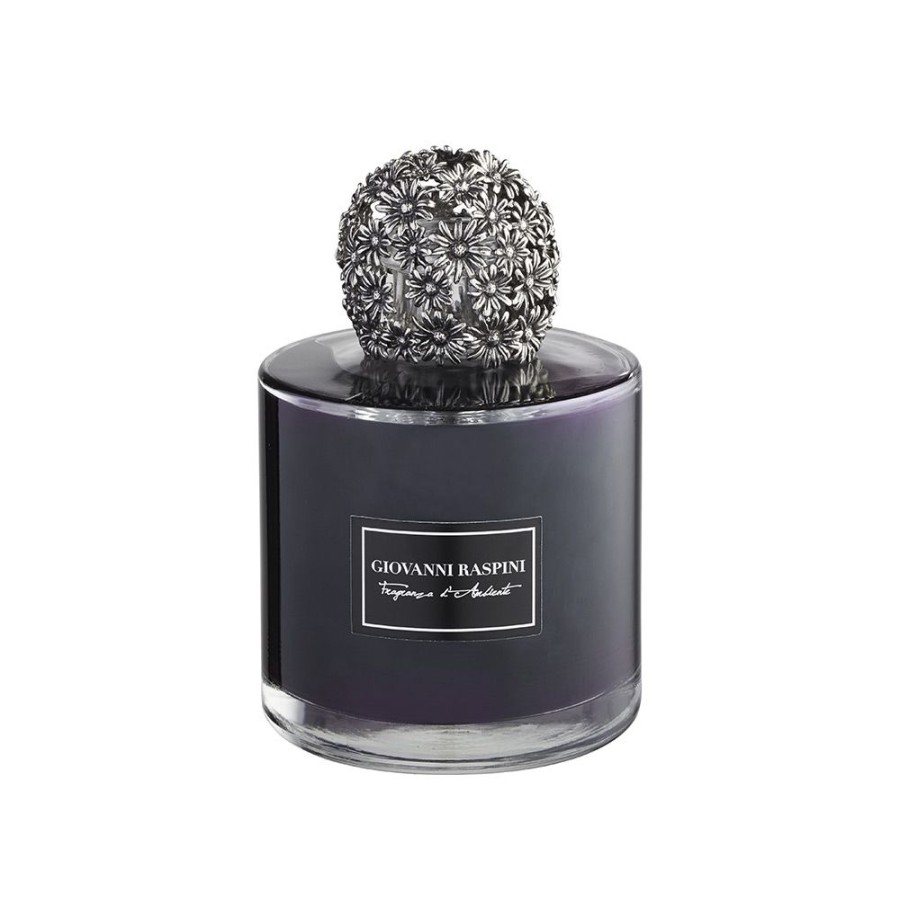 Articoli Da Regalo Giovanni Raspini Profumatori Ambiente Raspini | Diffusore Giovanni Raspini Margherite Grande 500 Ml "Nero Divino" In Bronzo Bianco