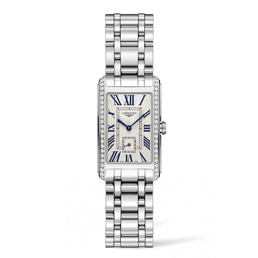 Orologi Longines Orologi Longines Donna | Orologio Longines Dolcevita Acciaio Argento 23,30 X 37,00 Mm