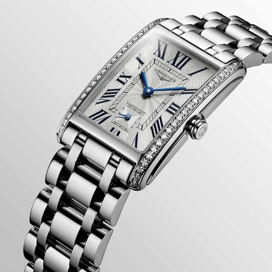 Orologi Longines Orologi Longines Donna | Orologio Longines Dolcevita Acciaio Argento 23,30 X 37,00 Mm