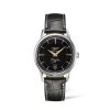 Orologi Longines Orologi Longines Donna | Orologio Longines Flagship Heritage Nero Automatico 38,5 Mm