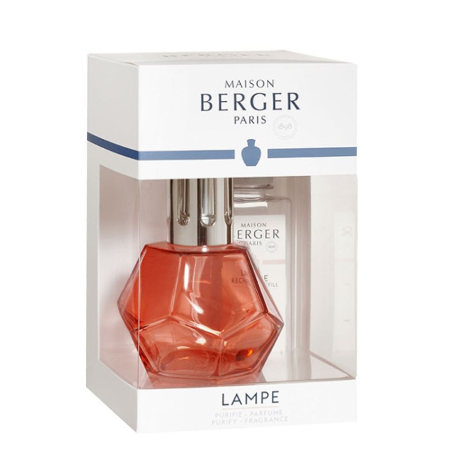 Articoli Da Regalo Lampe Berger Lampade Lampe Berger | Cofanetto Lampe Berger Geometry Grenadine Con 250 Ml. Profumazione Paris Chic