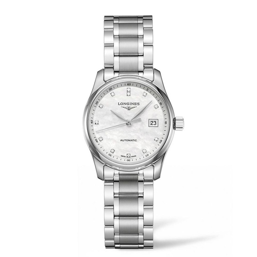 Orologi Longines Orologi Longines Donna | Orologio Longines Master Collection Automatico Acciaio Madreperla 29 Mm