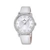 Orologi Festina Orologi Festina Donna | Orologio Festina Boyfriend Argentato Bianco Pelle 36,5 Mm