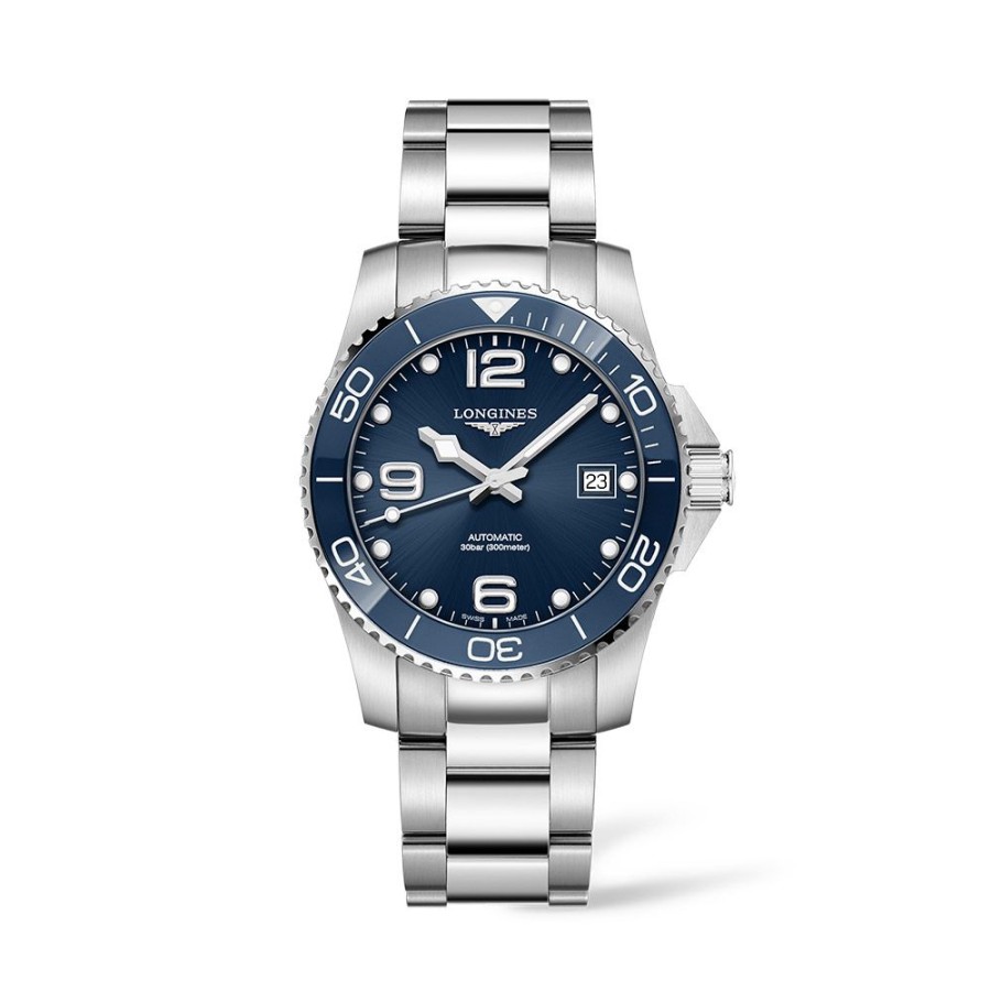 Orologi Longines Orologi Longines Uomo | Orologio Longines Hydroconquest Blu Automatico 39 Mm