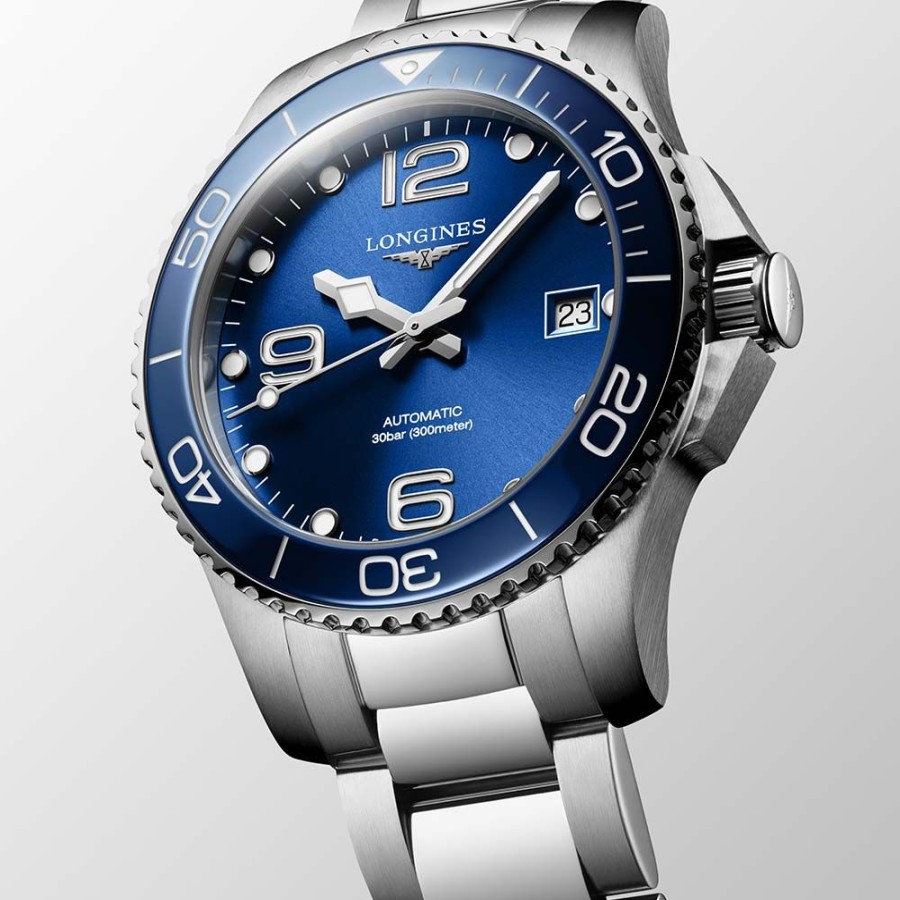 Orologi Longines Orologi Longines Uomo | Orologio Longines Hydroconquest Blu Automatico 39 Mm