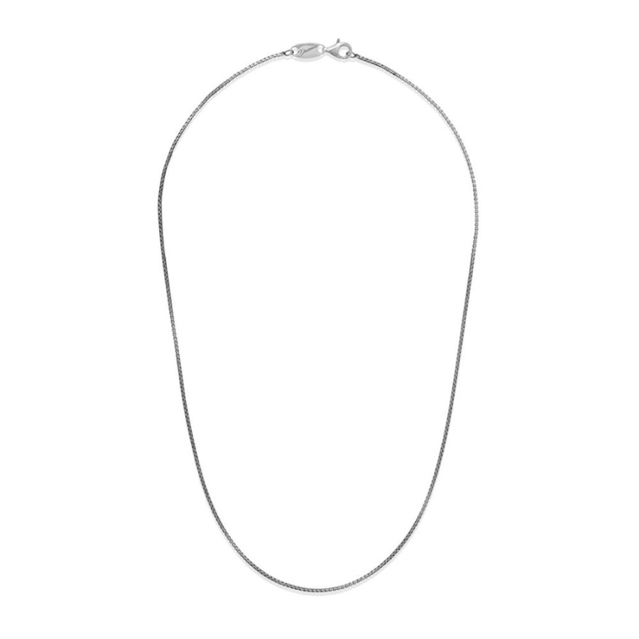 Gioielli Desmos Gioielli Desmos Uomo | Collana Desmos Catena Minimal In Argento Lunghezza 51 Cm