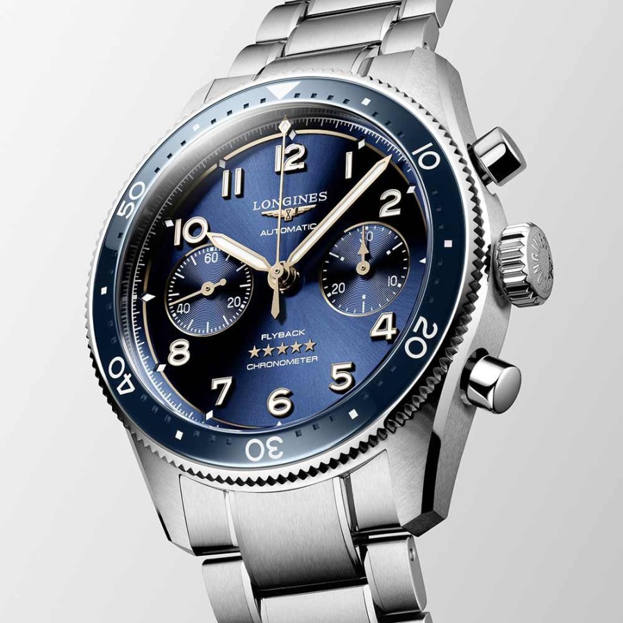 Orologi Longines Orologi Longines Uomo | Orologio Longines Spirit Flyback Automatico Acciaio 42 Mm