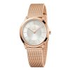 Orologi Calvin Klein Outlet Orologi | Orologio Calvin Klein Donna Collezione Minimal In Acciaio Pvd Rosa Con Quadrante Argente